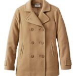 Outerwear Camel H8XZ886 Classic Lambswool Peacoat Women L.L.Bean
