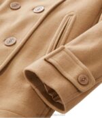 Outerwear Camel H8XZ886 Classic Lambswool Peacoat Women L.L.Bean - Image 5