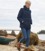 Outerwear Camel H8XZ886 Classic Lambswool Peacoat Women L.L.Bean - Image 6