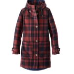 Outerwear Canyon Rust Plaid H8XZ933 West End Wool Coat Women L.L.Bean
