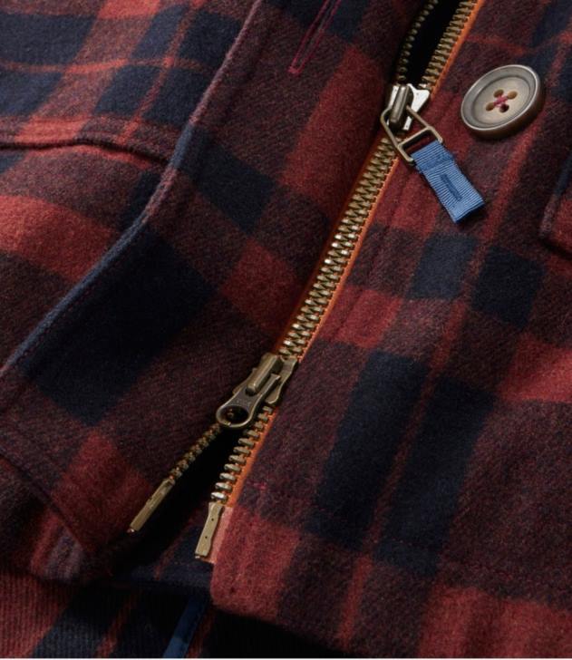 Outerwear Canyon Rust Plaid H8XZ933 West End Wool Coat Women L.L.Bean - Image 6