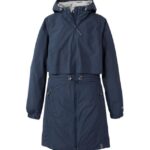 Outerwear Carbon Navy H8XZ3605 Meridian Rain Coat Women L.L.Bean