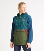 Outerwear Collegiate Blue/Rustic Green H8XZ6023 Mountain Classic Anorak Women L.L.Bean - Image 2