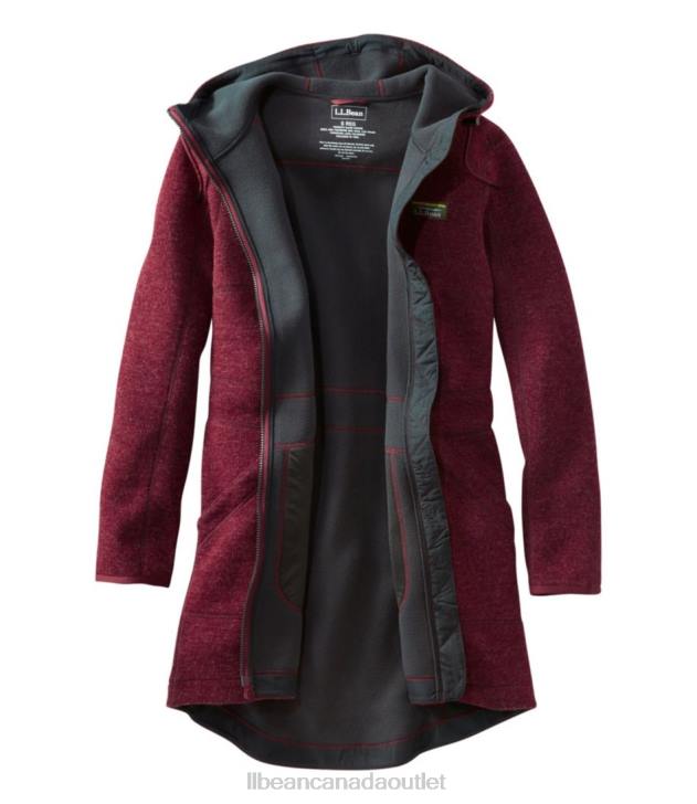Outerwear Deep Forest Heather H8XZ856 WoolTek Coat Women L.L.Bean - Image 5