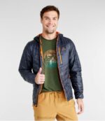 Outerwear Deep Sapphire H8XZ4936 PrimaLoft Packaway Hooded Jacket Men L.L.Bean - Image 2