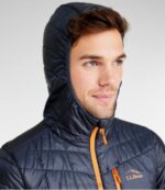 Outerwear Deep Sapphire H8XZ4936 PrimaLoft Packaway Hooded Jacket Men L.L.Bean - Image 4
