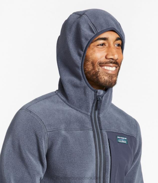 Outerwear Indigo Ink H8XZ3388 Mountain Classic Fleece Hoodie Men L.L.Bean - Image 4