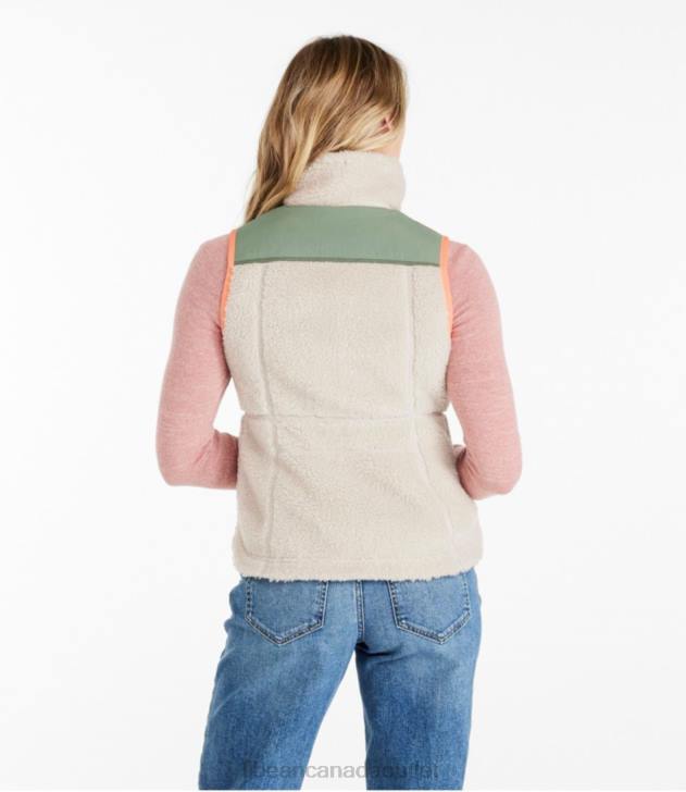 Outerwear Mineral Red H8XZ7057 Sherpa Fleece Vest Women L.L.Bean - Image 3