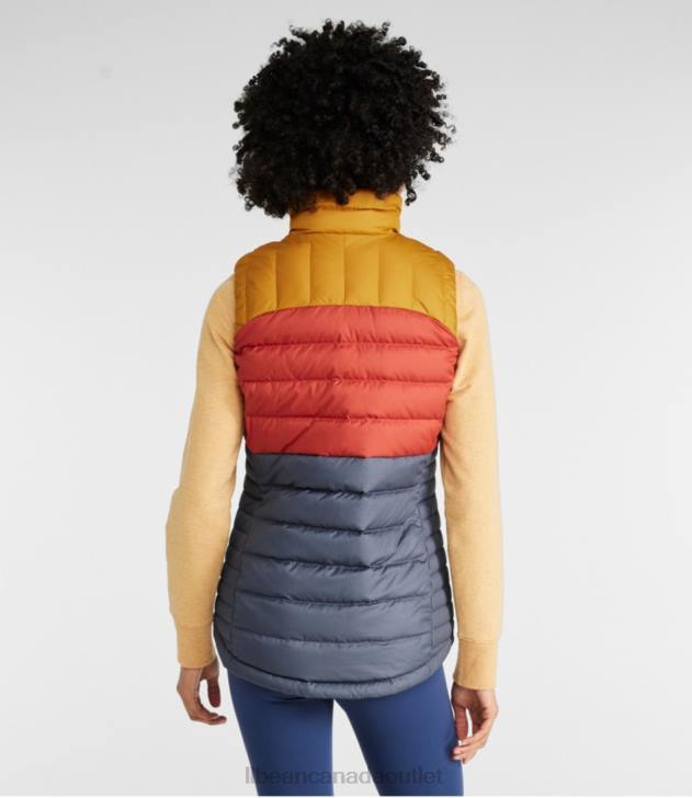 Outerwear Nautical Navy/Bright Bronze H8XZ918 Down Vest Women L.L.Bean - Image 3