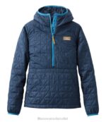 Outerwear Nautical Navy H8XZ852 Katahdin Insulated Pullover Women L.L.Bean