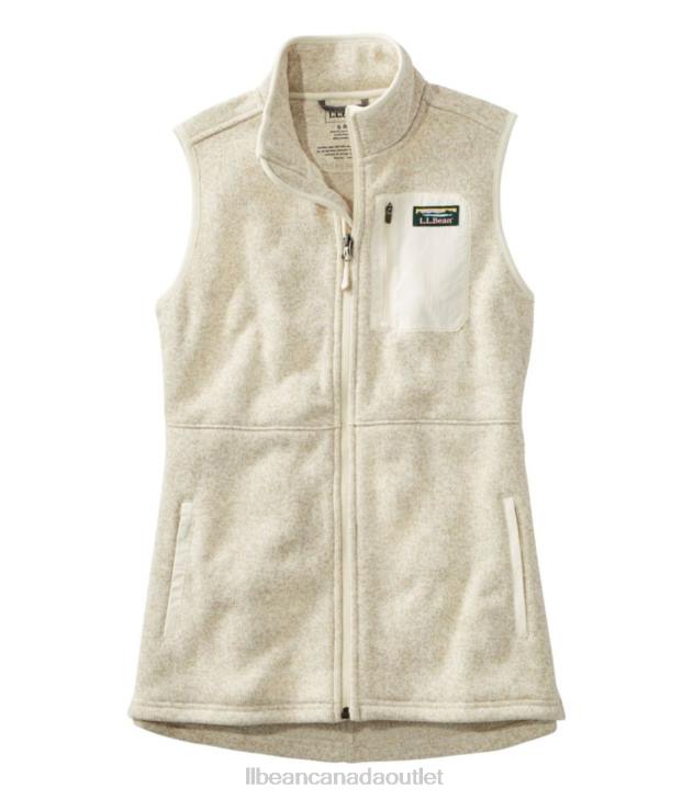 Outerwear Sailcloth H8XZ5887 Sweater Fleece Long Vest Women L.L.Bean - Image 1