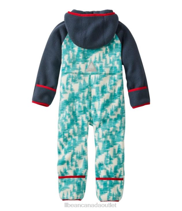 Outerwear Silver Birch Forest Print H8XZ915 Infants' Retro Mountain Classic Fleece Bunting Kids L.L.Bean - Image 2