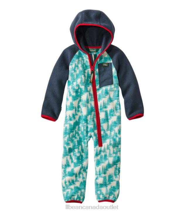 Outerwear Silver Birch Forest Print H8XZ915 Infants' Retro Mountain Classic Fleece Bunting Kids L.L.Bean - Image 1