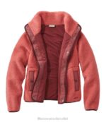 Outerwear Vintage Indigo H8XZ827 Sherpa Fleece Jacket Women L.L.Bean - Image 4