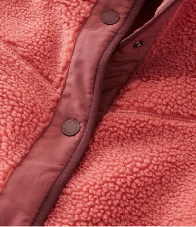 Outerwear Vintage Indigo H8XZ827 Sherpa Fleece Jacket Women L.L.Bean - Image 5